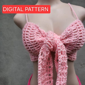 Crochet Bandeau Top Pattern: Step-by-Step Instructions (PDF Pattern)