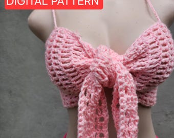 Crochet Bandeau Top Pattern: Step-by-Step Instructions (PDF Pattern)