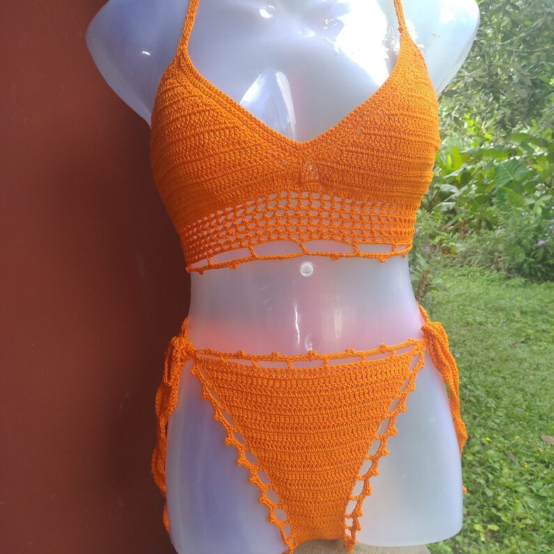 Crochet Bikini, Crochet Swimwear, Swimwear, Cotton, Etsy