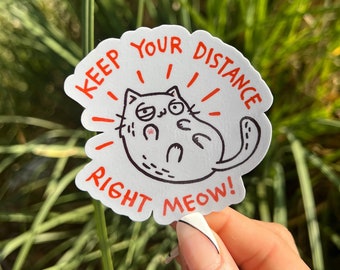 Cat Sticker - Stickers - Paws Off