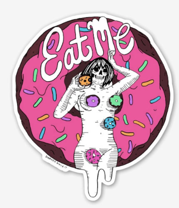 Stickers - Eat Me Donut - Adult Stickers