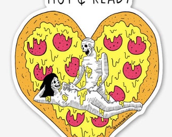 Pizza Stickers - Adult Stickers - Pizza