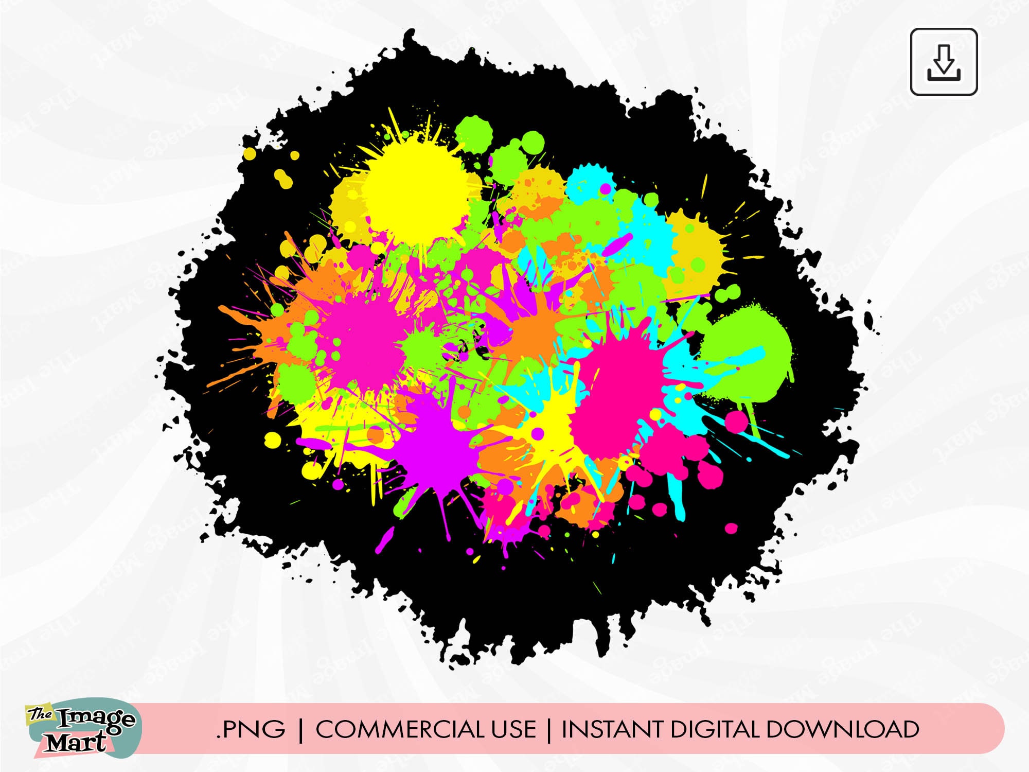 spray paint splatter png