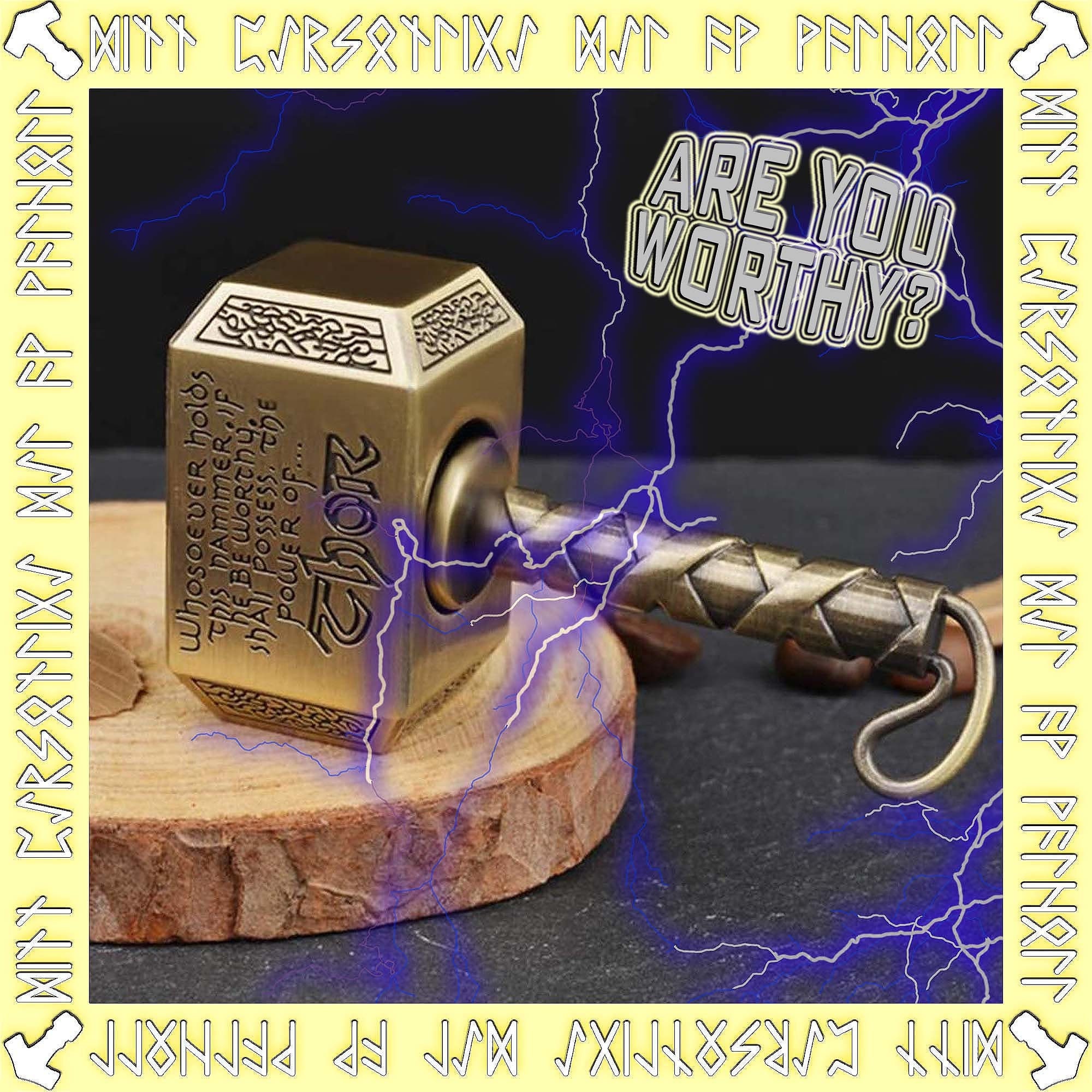 Thor Hammer Fidget Spinner Etsy