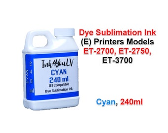 Dye Sublimation Ink Cyan 240ml, for  (E) printers models et-2700, et-2750, et-3700