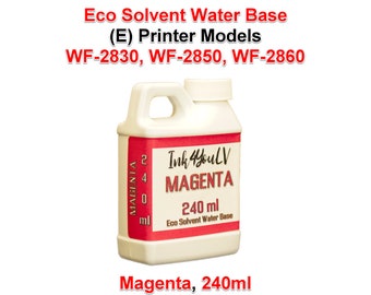 Eco Lösungsmittel Wasserbasis Tinte Magenta 240ml für (E) Drucker Modell (E) WF-2830, WF-2850, WF-2860 1 Flasche