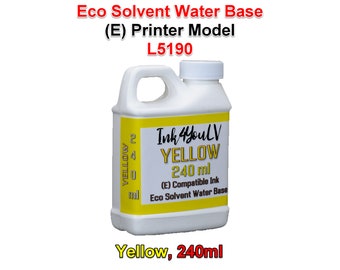 Eco Lösemittel Wasserbasis Tinte Gelb240ml für (E) Drucker Modelle L5190 1 Flasche