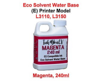 Eco Lösungsmittel Wasserbasis Tinte Magenta 240ml für (E) Drucker Modelle L3110, L3150 1 Flasche