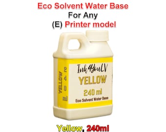 Eco Solvent Water Base Ink MAGENTA 240ml para CUALQUIER (E) impresoras InkJet o ET modelos