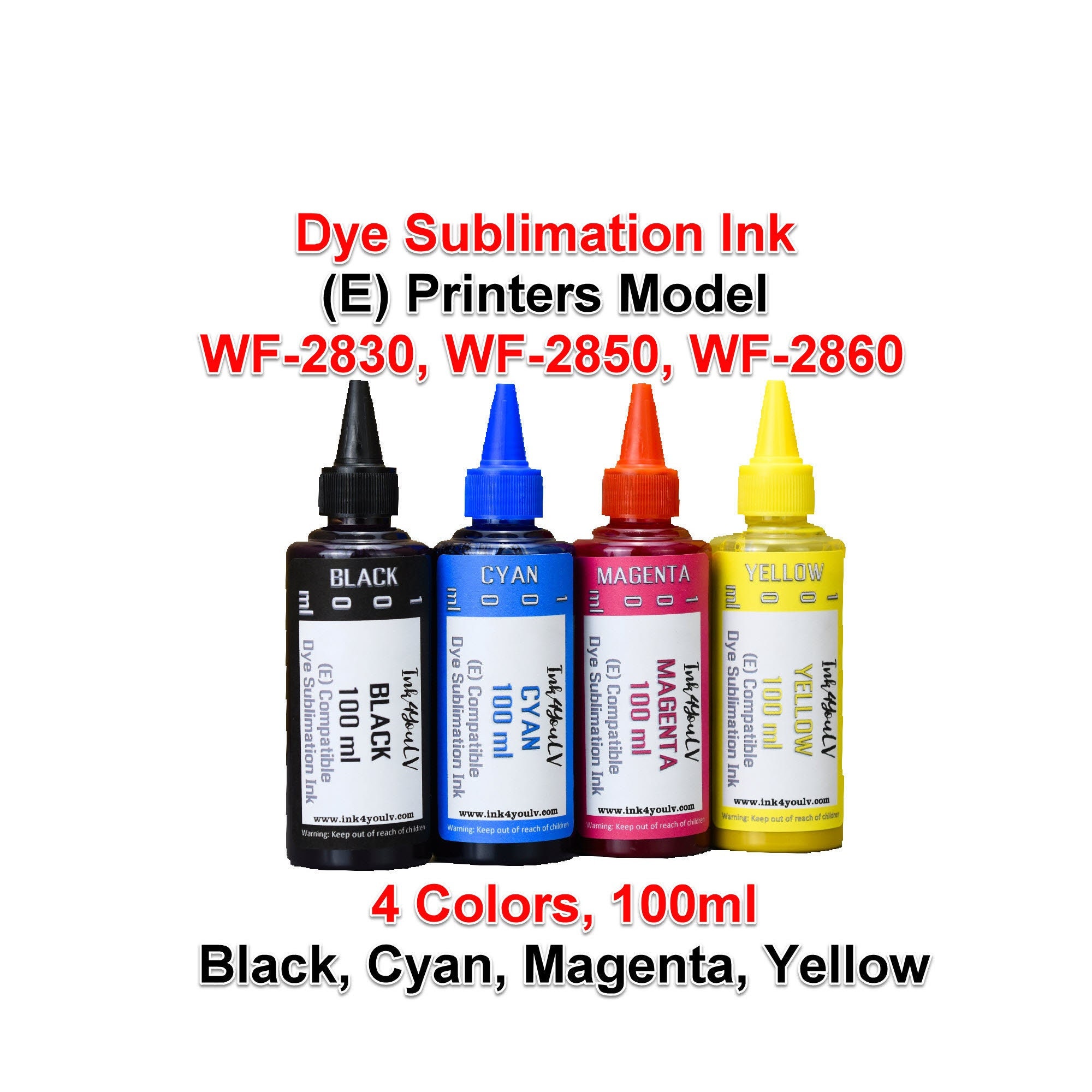 8X100ML Koala Sublimation Ink Refill Kit Compatible All Epson Sublimation  Printers 502 522 WF-7210 WF-7710 WF-7720 WF-2750 WF-2850 EcoTank ET-2400