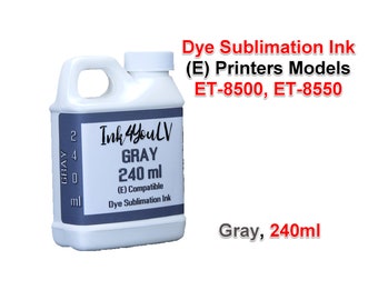 Dye Sublimation Ink 240ml Gray, for (E) printers models ET-8500, ET-8550