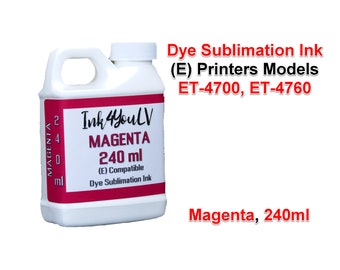 Dye Sublimation Ink Magenta 240ml, for (E) printers models et-4700, et-4760
