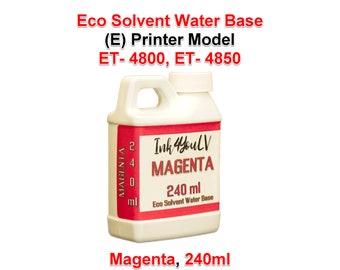 Eco Solvente Base agua Tinta Magenta 240ml para (E) Impresora modelos ET-4800, ET-4850 1 Botella