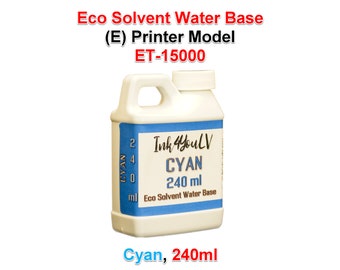 Eco Solvent Water Base Ink CYAN 240ml for (E) printers model ET-15000