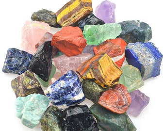 Bulk Mix Lot Natural Raw Crystals | Bulk Rough Natural Gemstones | Assorted Crystals | Wholesale Crystals | Rough Rocks | Healing Crystals