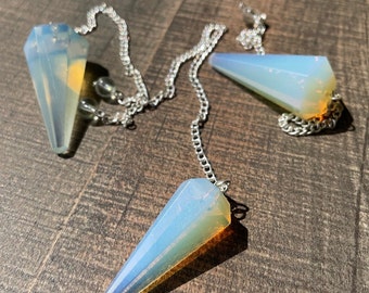 Bulk Opalite Pendulum | Crystal Pendulum | Gemstone Pendulums | Opalite Pendulum | Healing Dowsing Energy Balancing