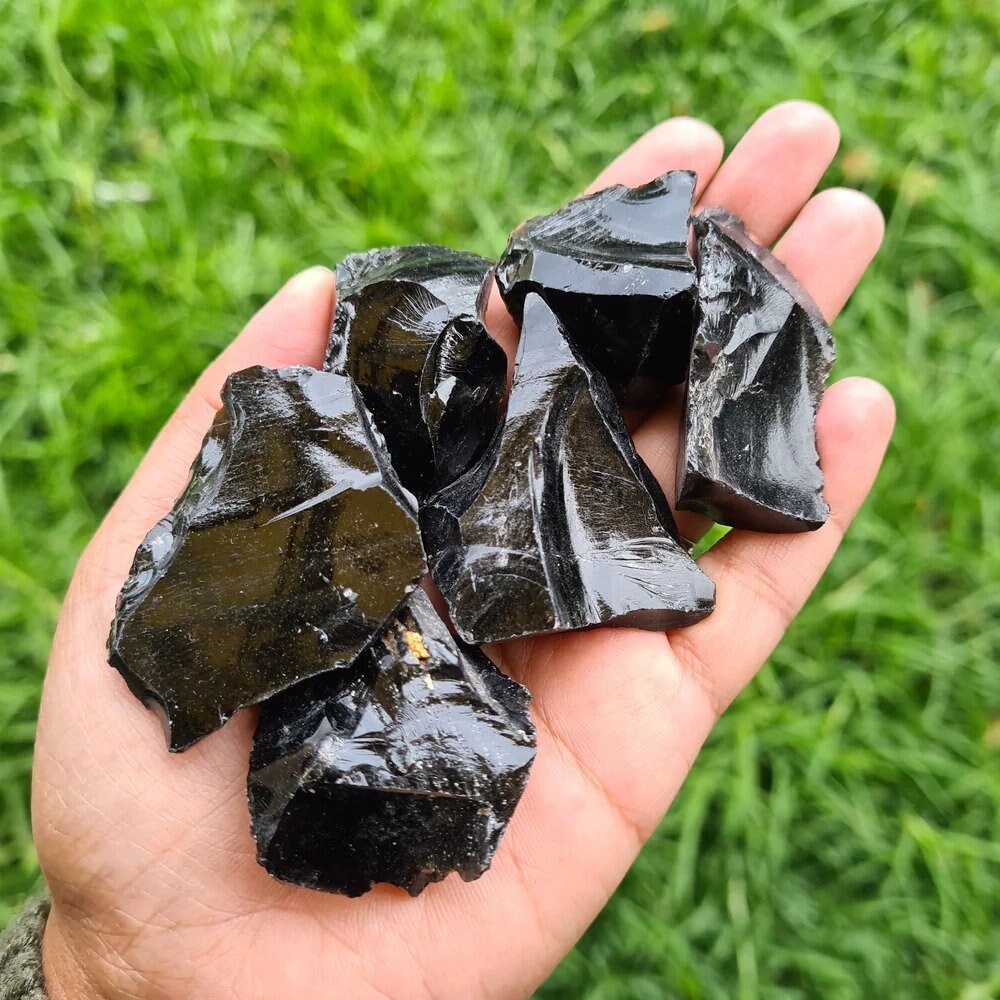 Raw Obsidian Stone Raw Obsidian Stone