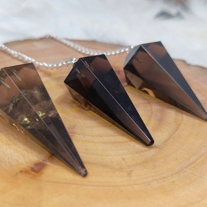 Bulk High Quality Smokey Quartz Pendulum | Brazilian Smokey Quartz Pendulum | Natural Gemstone Pendulums | Healing Dowsing Energy Balancing