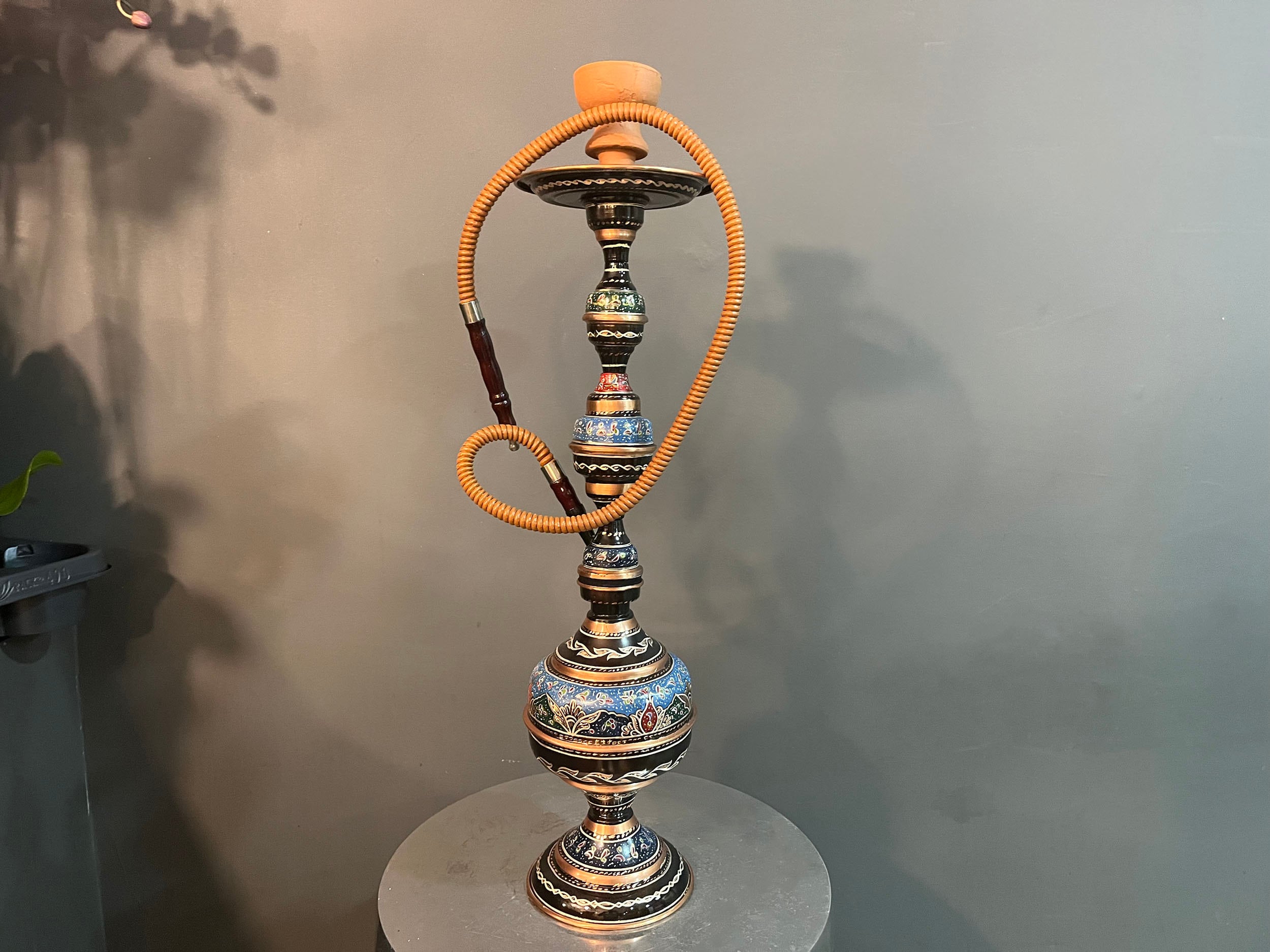 Helle Design V5 LARGE Unique Engraved Handmade Copper Hookah Set, Turkish  Hookah Pipe, Hand Painted Unique Shisha, Decorative Gift for Her -   Canada