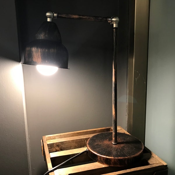 Adjustable Metal Desk Lamp with Balance Arm, Handmade for Your Unique Office or Home Decors, Turkish Light, Work Lamp, Anglepoise Table Lamp