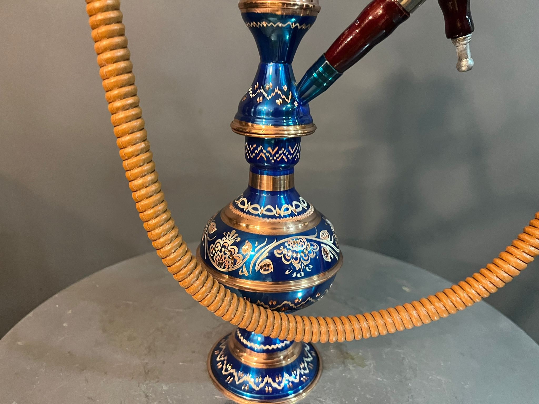 工芸品 Gold blue lumpy pipe 工芸品 Gold blue lumpy pipe Gold blue lumpy pipe