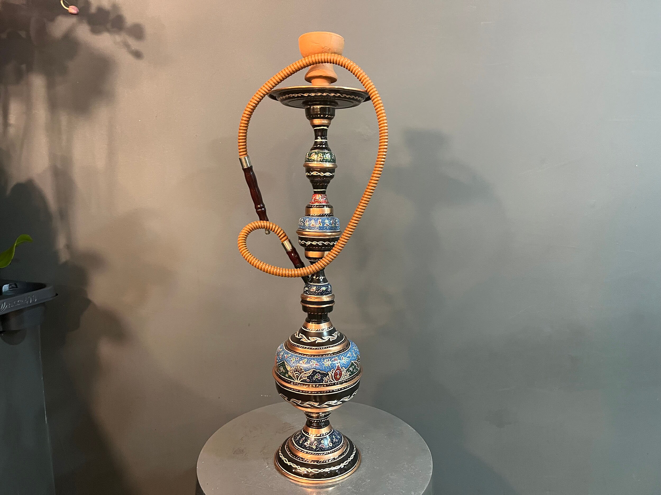 Helle Design V5 LARGE Unique Engraved Handmade Copper Hookah Set