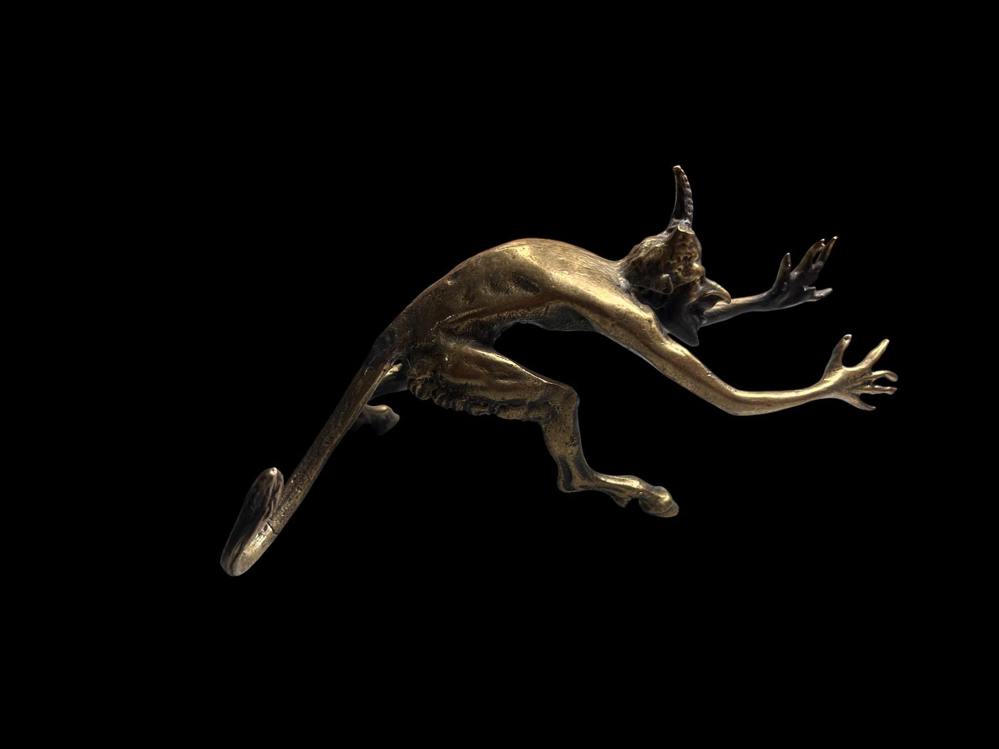 Bronze devil statue - Etsy 日本