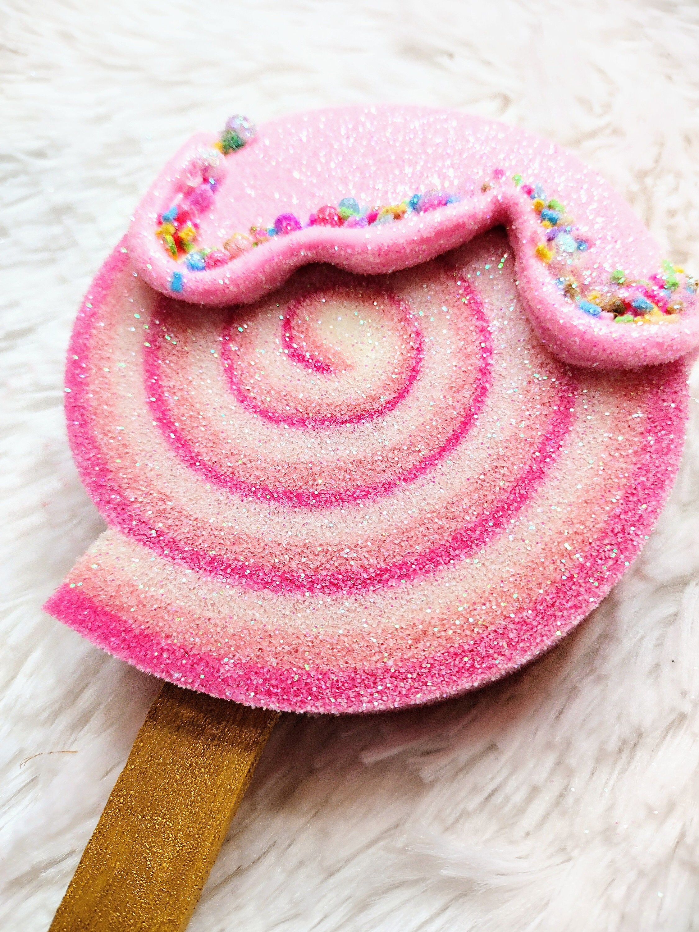 Set of three lollipops, faux lollipop
