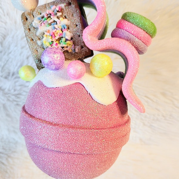 Whimsical lollipop, lollipop, faux food, wreath attachment, centerpieces, party decor, candyland, ornament, photo prop, fake food