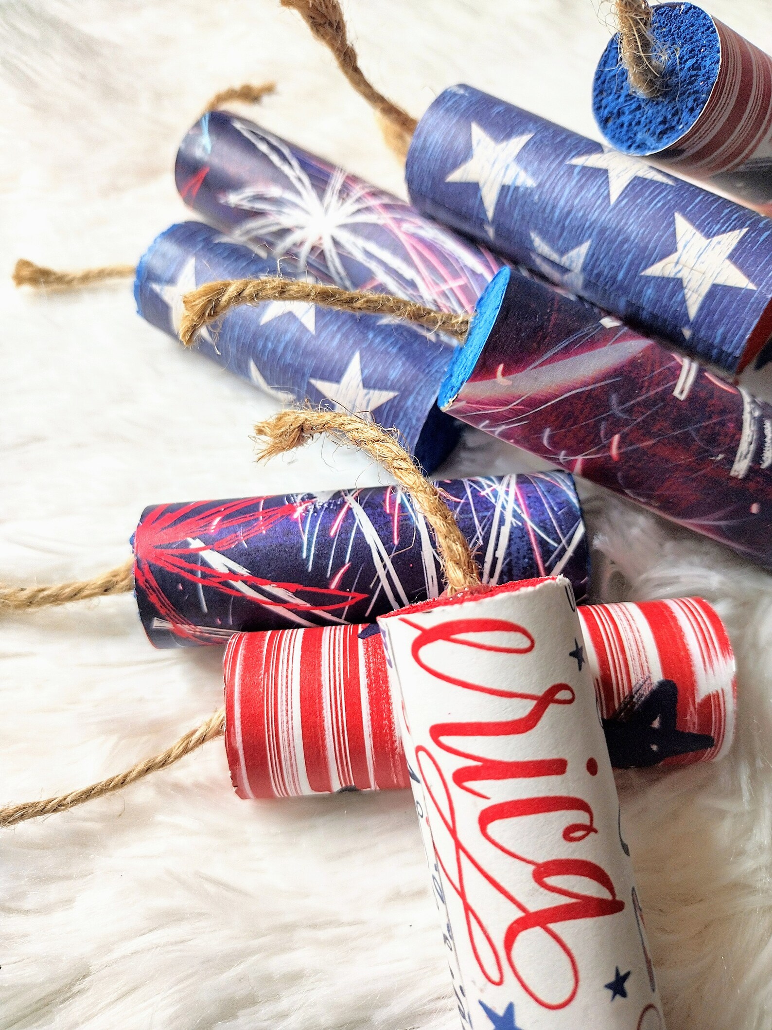 Mini Fireworks, Tier Tray, Patriotic Decor, Fireworks, Faux Fireworks ...