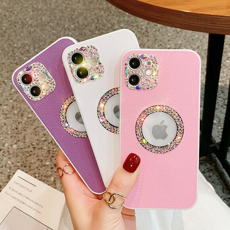 Diamond Rhinestone Iphone 12 Pro Max Case Iphone 11 Case Etsy