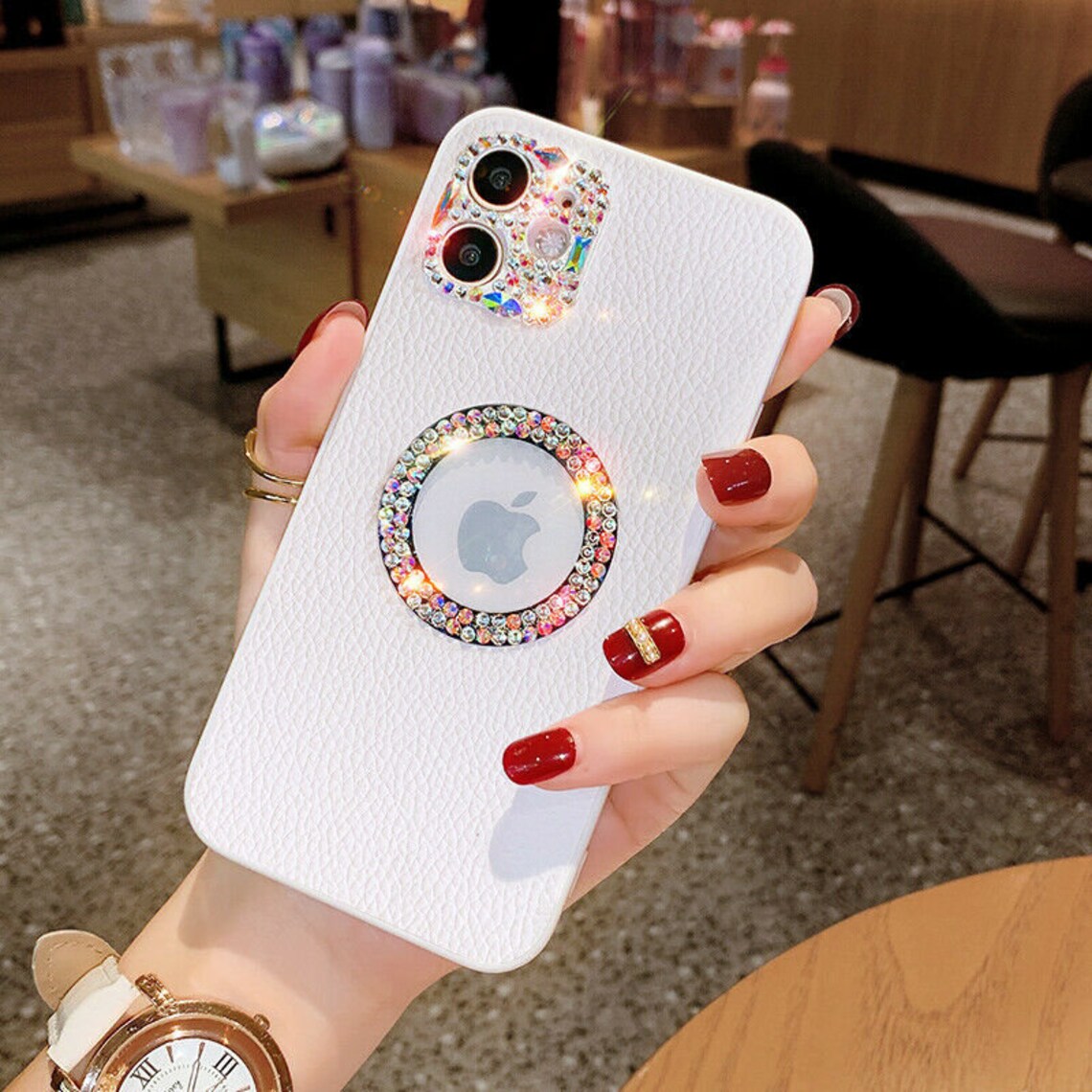 Diamond Rhinestone iPhone 12 pro max case iPhone 11 case Etsy