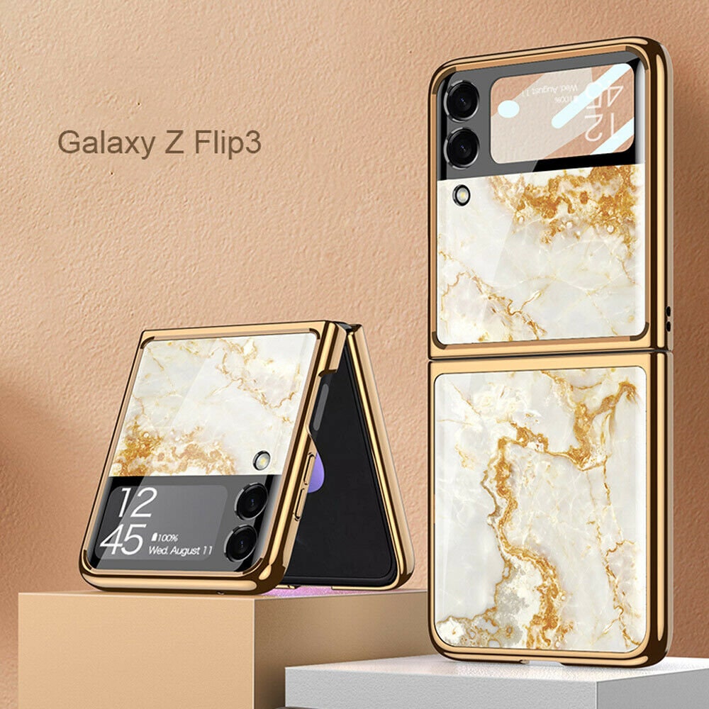 Samsung Galaxy Z Flip 3 5g Case Shockproof Luxury Glossy New Etsy