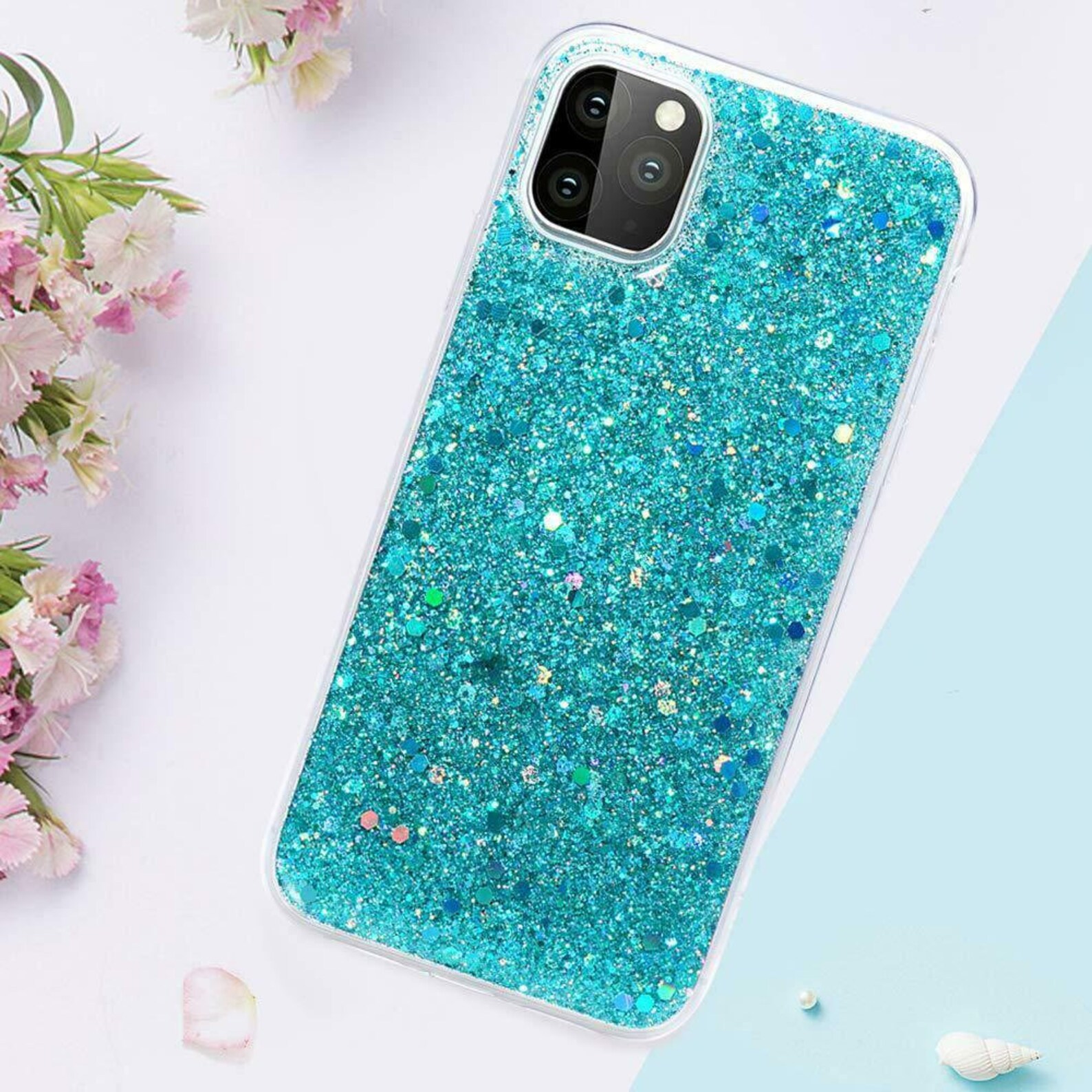 Glitter Iphone 14 Pro Max Case Iphone 13 Case Glitter Soft Etsy