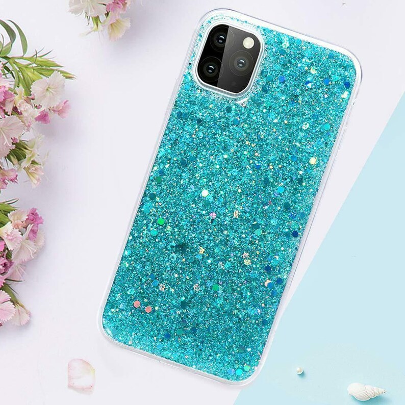 Glitter Iphone 14 Pro Max Case Iphone 13 Case Glitter Soft Etsy