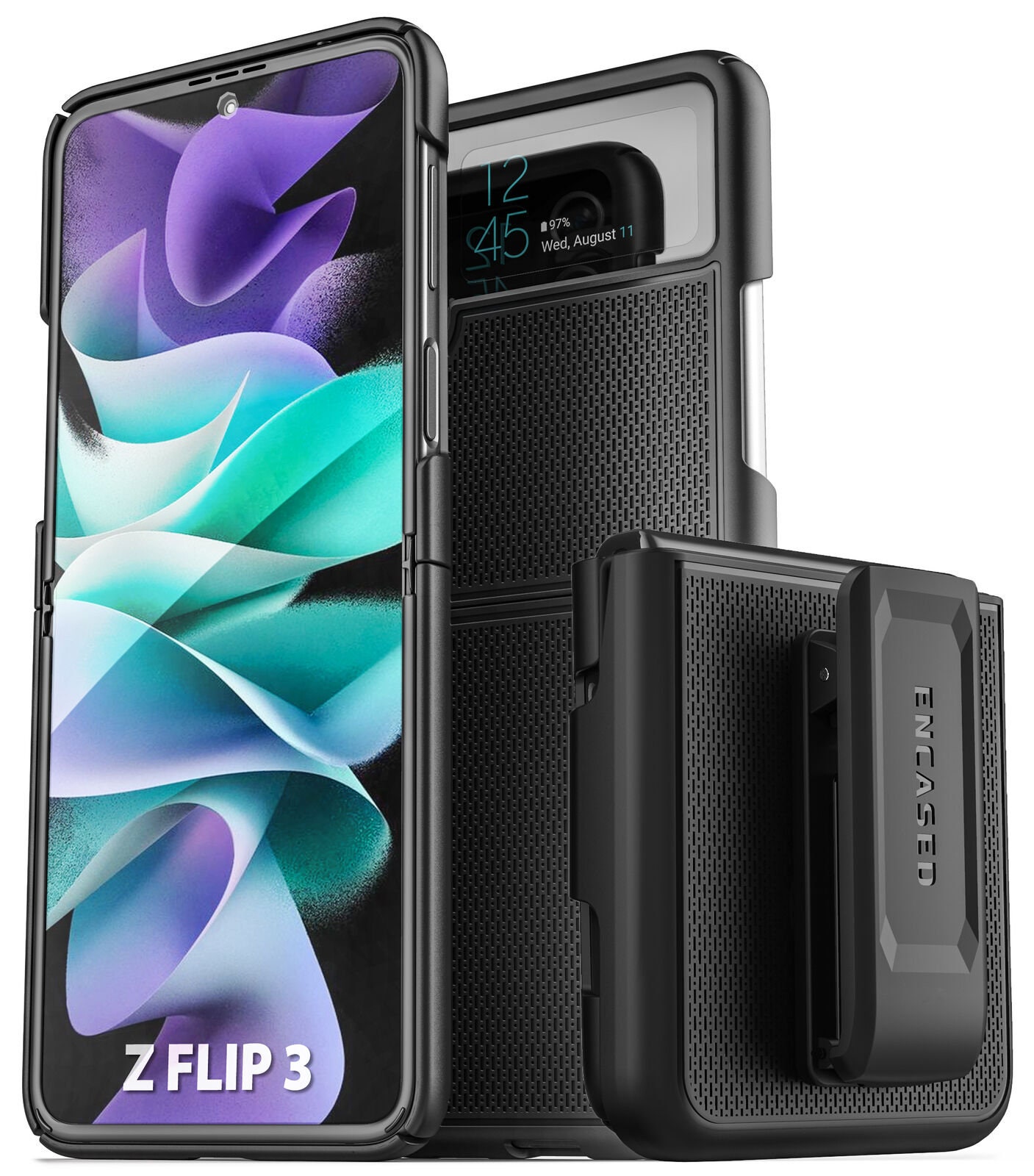 Samsung Galaxy Z Flip 3 5g Case Slim Phone Case With Holster Etsy Finland