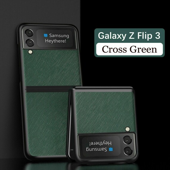 Leather Samsung Galaxy Z Flip 3 5g Case Hybrid Matte Phone Etsy
