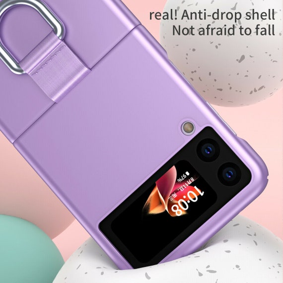 Shockproof Samsung Galaxy Z Flip 4 5g Case Ring Holder Pc Etsy
