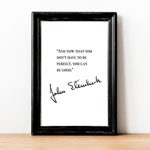 John Steinbeck Quote, East of Eden, Printable Wall Art, Home Decor, Quote Artwork, Gift, INSTANT DIGITAL DOWNLOAD