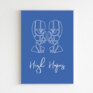 Pink Floyd Wall Art | High Hopes Artwork | The Division Bell | Printable Wall Art | Home Decor | INSTANT DOWNLOAD | Quote Artwork | Gift