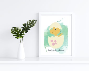 Baby Room Decor | Rock A Bye Baby | Jesus Love You | Digital Download ...