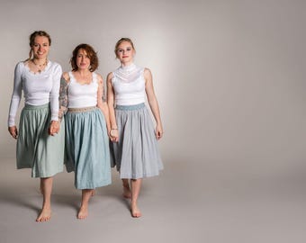 Musselin Trachtenrock - Fertig genäht