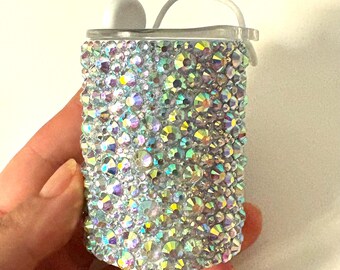 AB Crystal Rhinestone Mini Tumbler: Bedazzled Bling, 3oz rhinestone shot glass