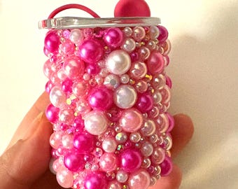 Pink Rhinestone Mini Tumbler: Bedazzled Bling, 3oz shot glass