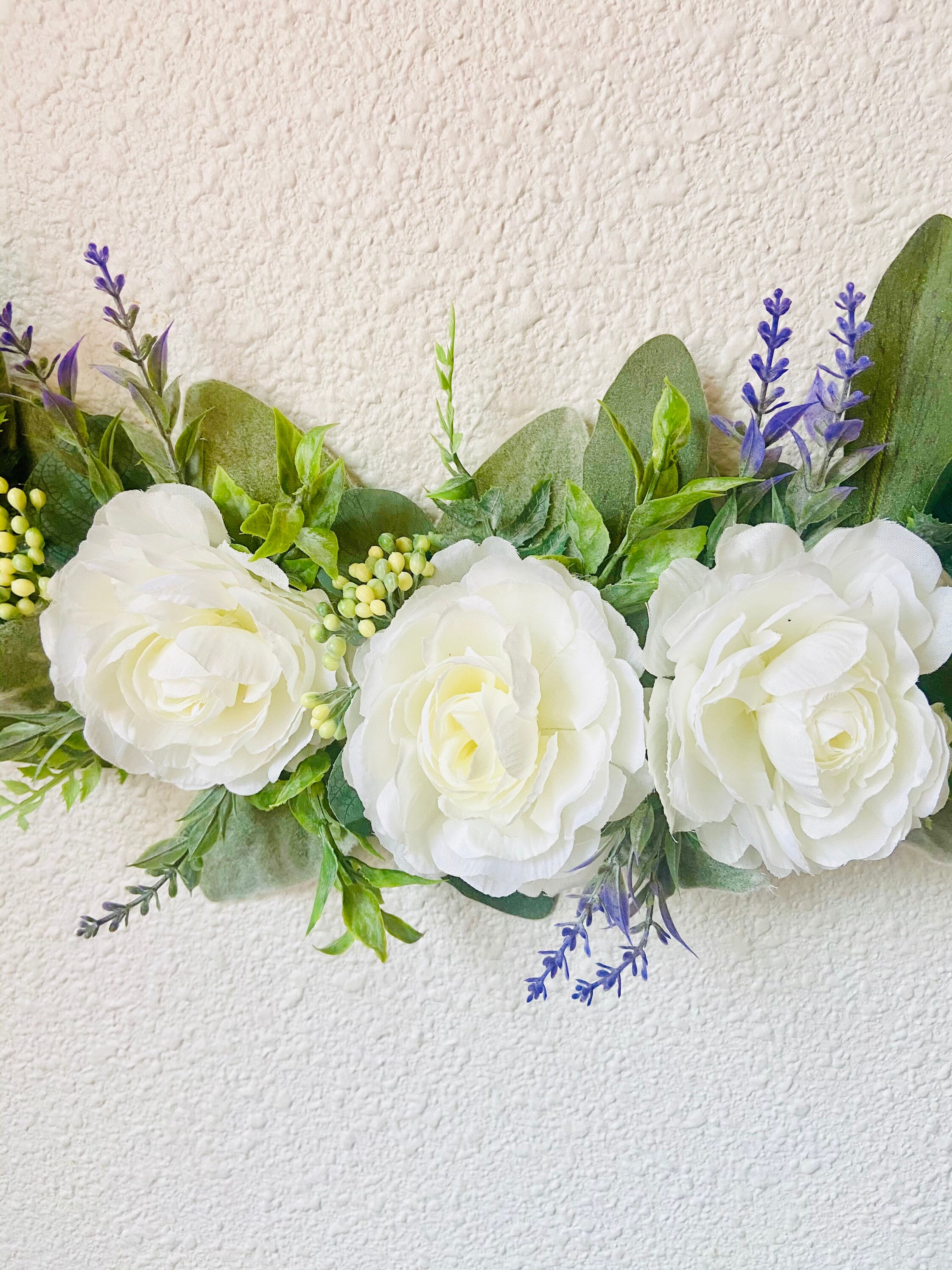 Corona de la puerta principal colgante de pared corona de | Etsy