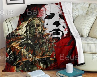 Michael Myers Blanket Etsy
