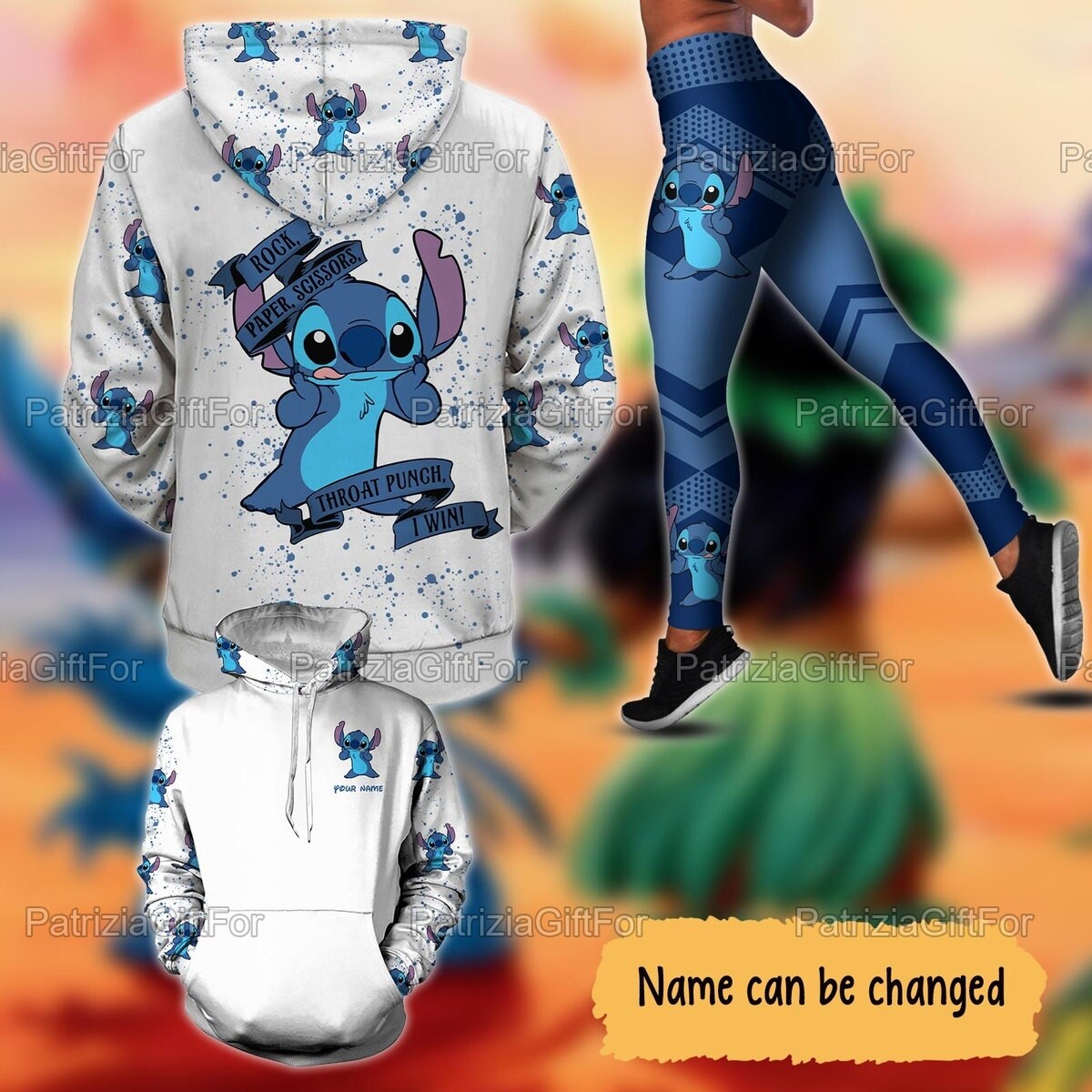 Personalized Stitch Hoodie Cute Stitch 