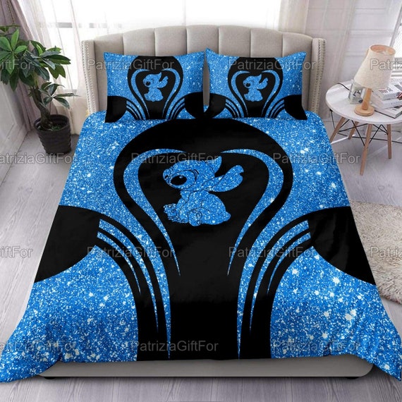 Bettwäsche „Stitch Flowers“ Für Einzelbett – Bettbezug 140x200 Cm + Kissenbezug 65x65 Cm Aus Polycotton
