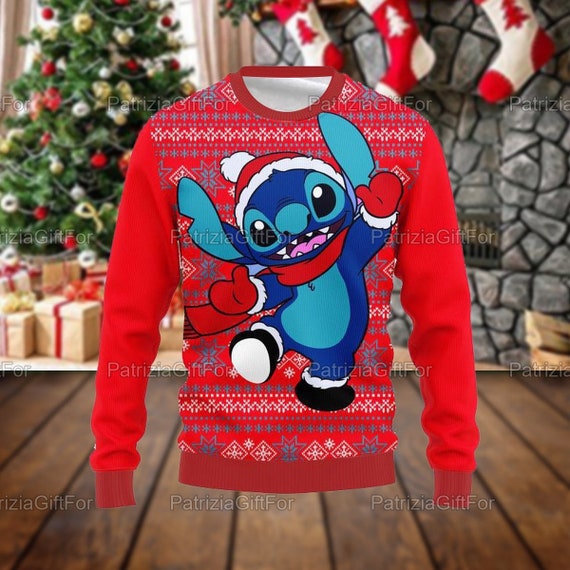 Christmas Ugly Sweater Stitch Santa Hat 