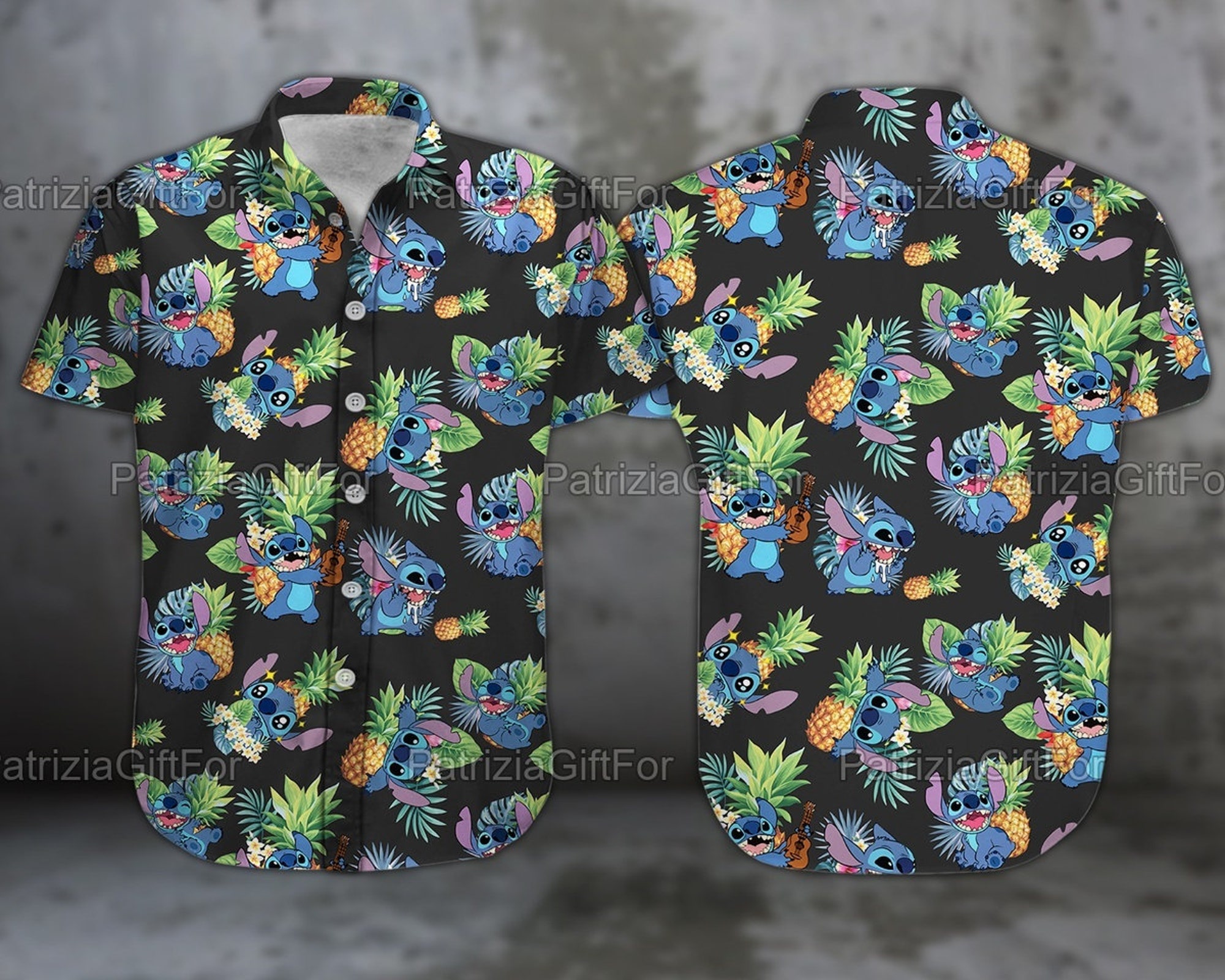 Stitch Beach Funny Hawaiian Shirt Stitch Beach Funny Hawaiian Shirt